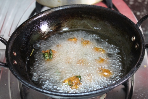 deep fry soya chunks balls