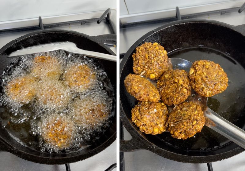 fry vadai till golden and crispy