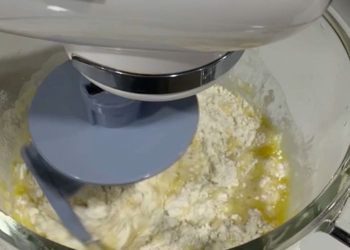 knead bread dough