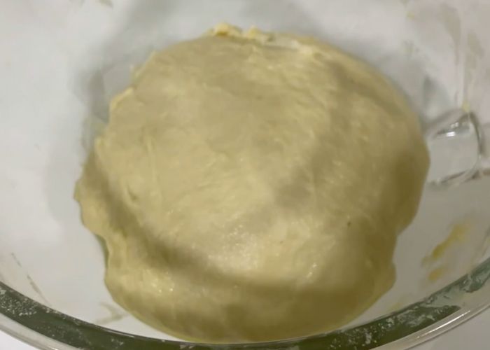 bread dough ready for proofing