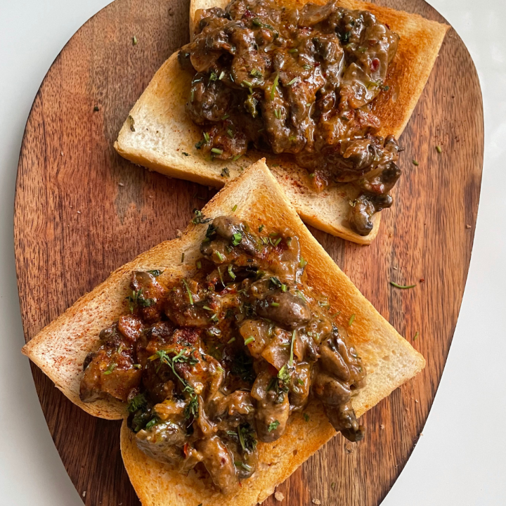 Creamy Mushroom Toast Recipe Mushrooms on Toast