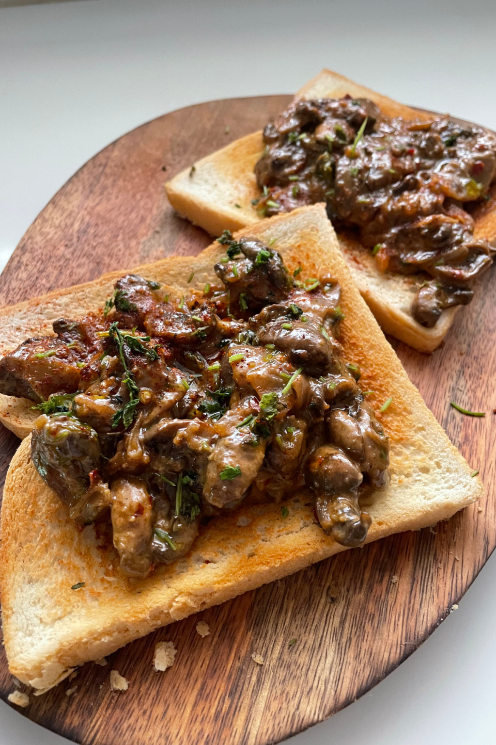 Fall Musroom Toast Creamy Mushroom Toast Recipe | Mushrooms on Toast
