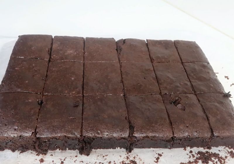 cool brownies, cut into pieces