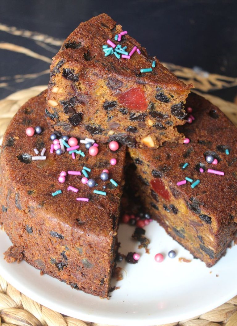 Plum Cake Recipe | No Soak Non Alcoholic Fruit Cake Recipe