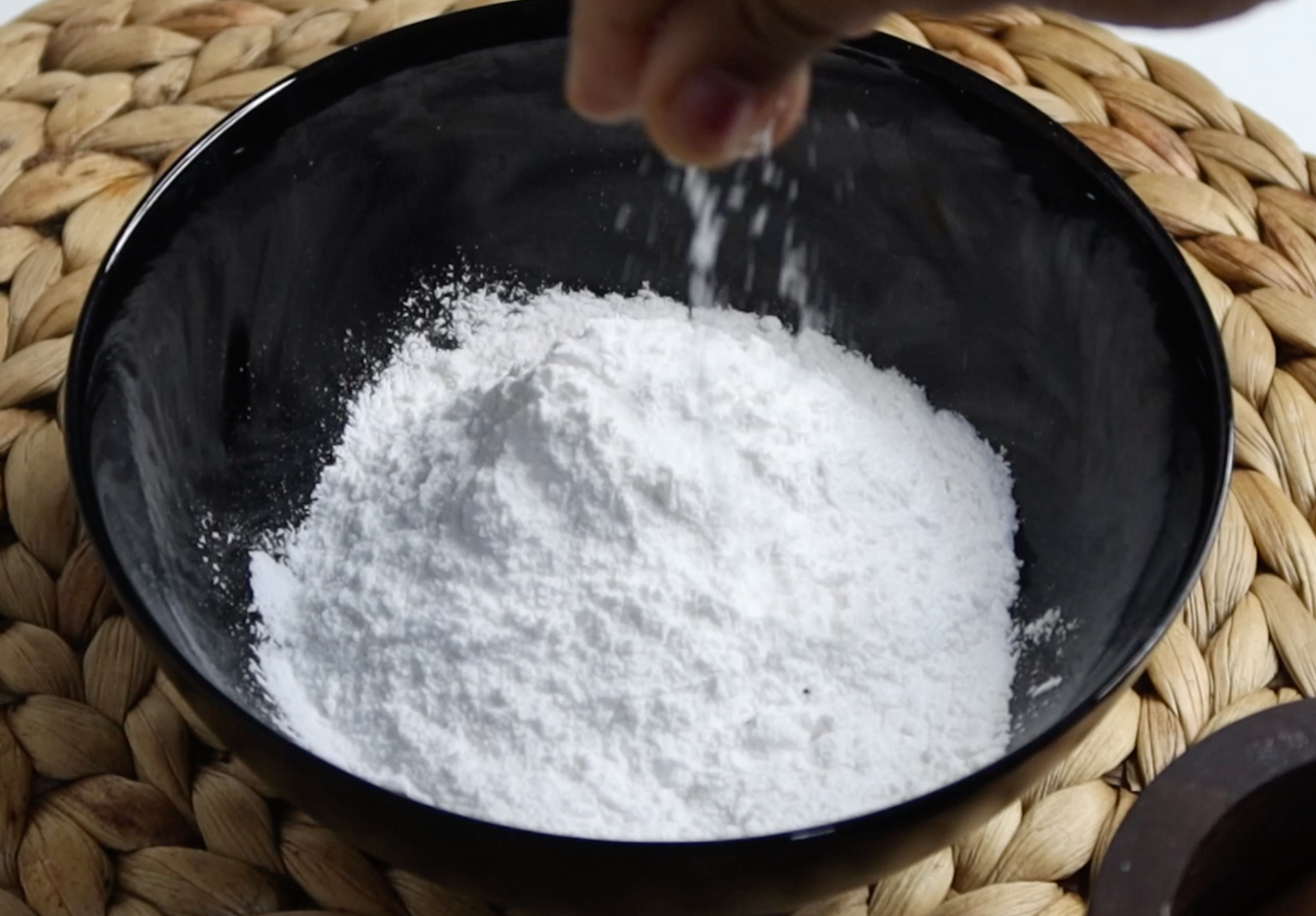 add salt to rice flour