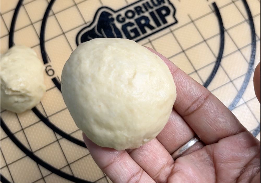 dough shaped