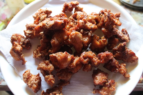 crispy chicken fried for chilli chicken