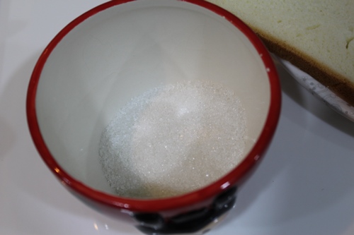 take sugar in a bowl for sugar syrup