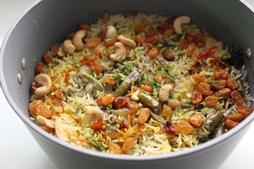 chicken pulao ready to serve