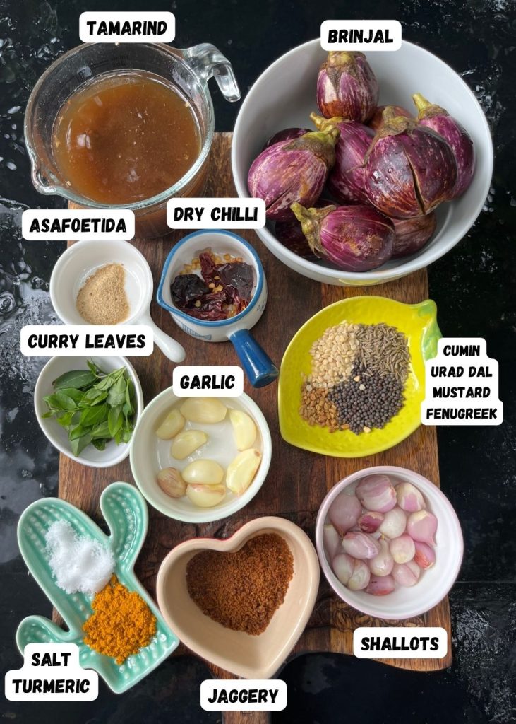 ennai kathirikai kulambu ingredients