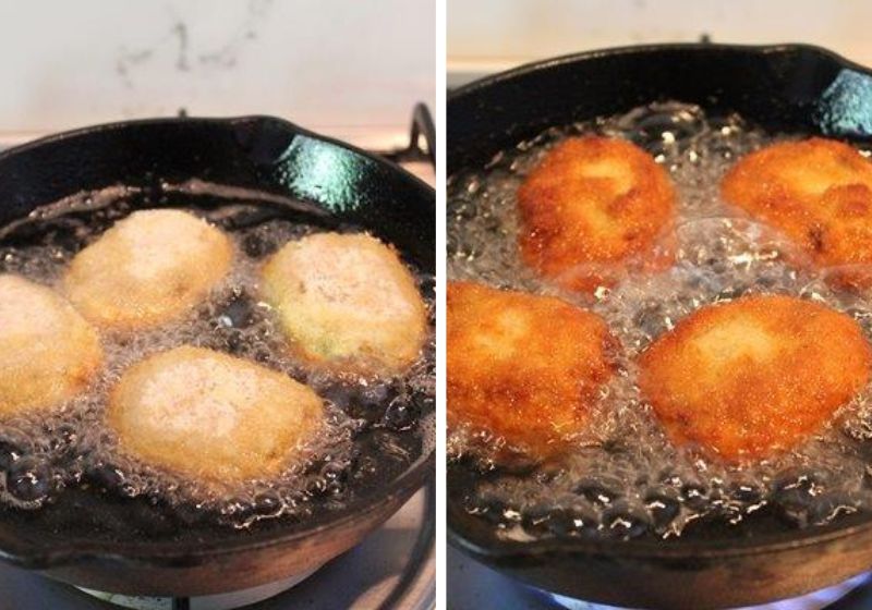 fry cutlets in oil till golden brown