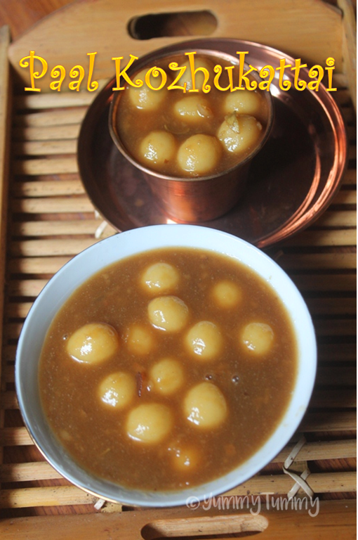 paal kolukattai made with jaggery