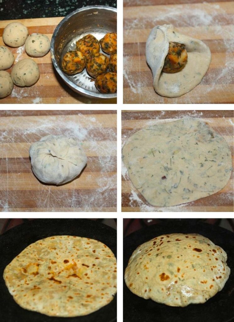 aloo methi paratha