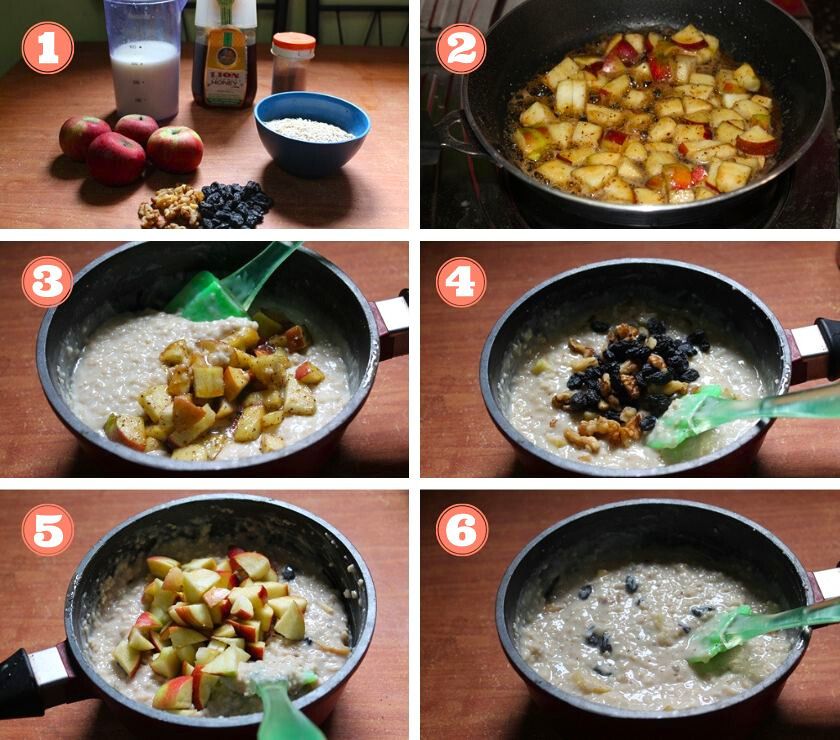how to make apple oatmeal