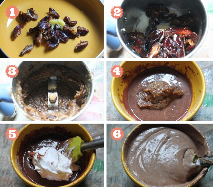 how to make dates chocolate mousse