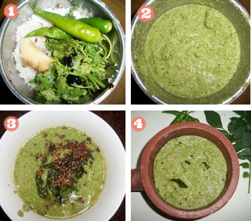 how to make Green Coconut Chutney Recipe