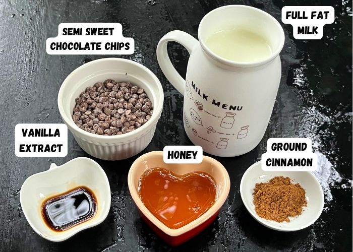 hot chocolate ingredients