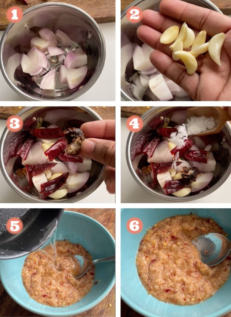 how to make raw onion chutney