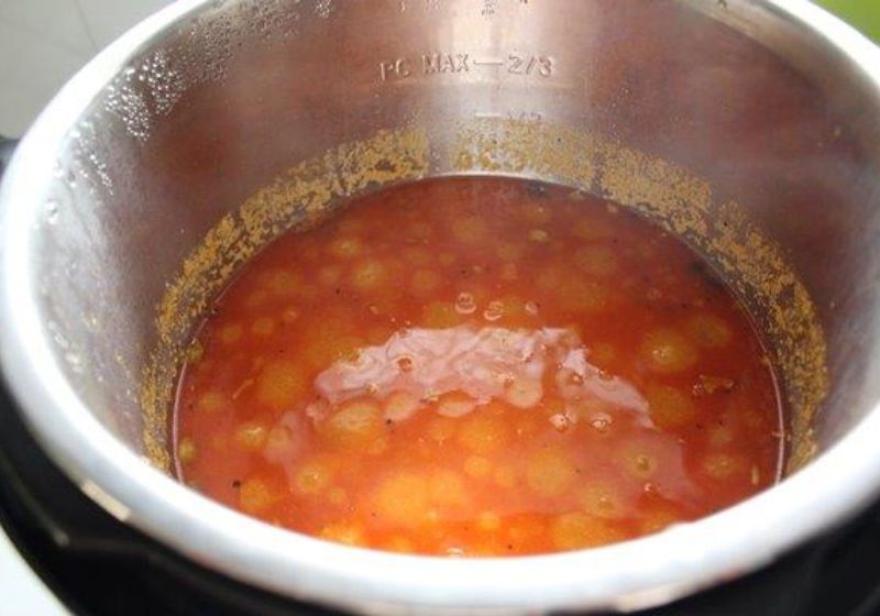 chana masala made in an instant pot