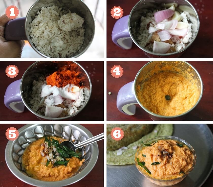 how to make Coconut Chutney Recipe(Kerala Style)