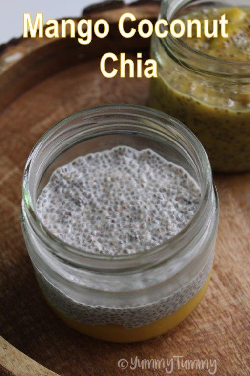 Mango Coconut Chia Pudding 