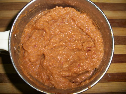 onion chutney ground