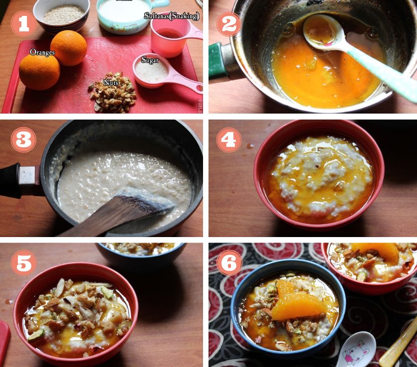 how to make orange oatmeal