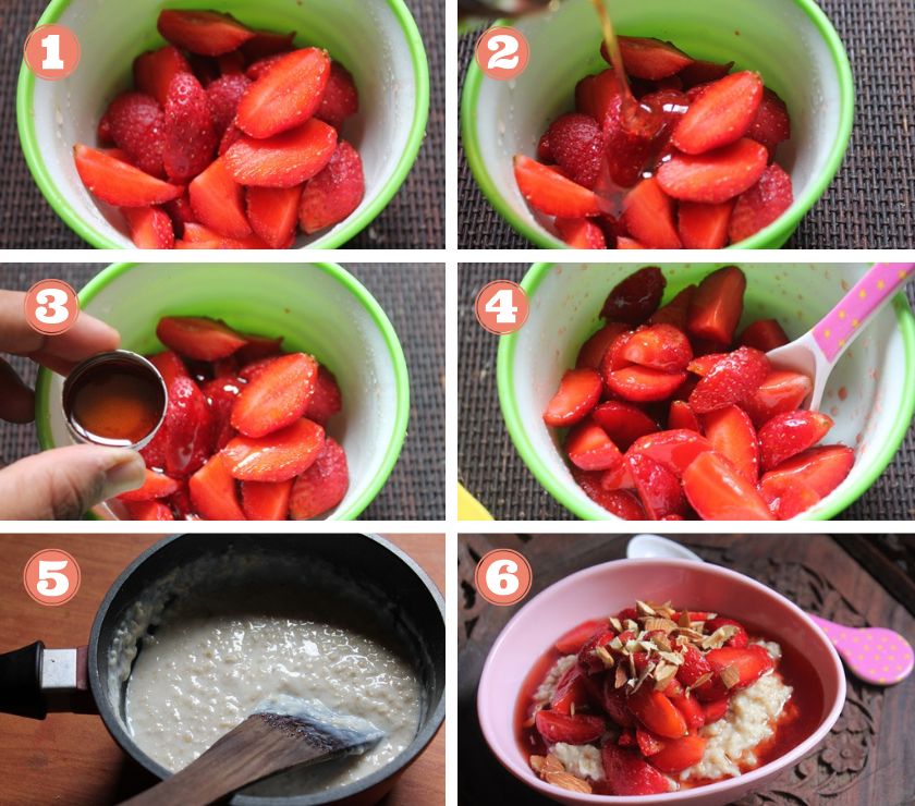 how to make strawberry oatmeal