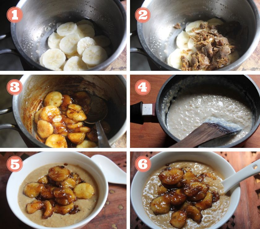 how to make banana oatmeal