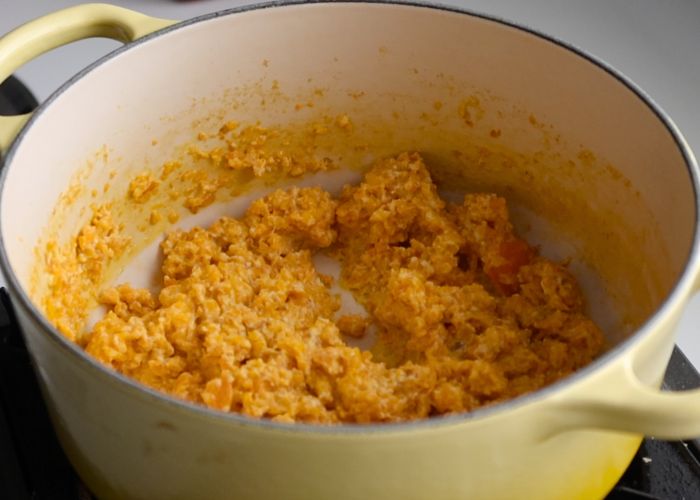 carrots cooked in milk