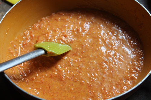 carrots cooked in milk