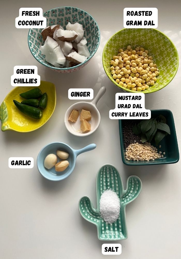 coconut chutney ingredients