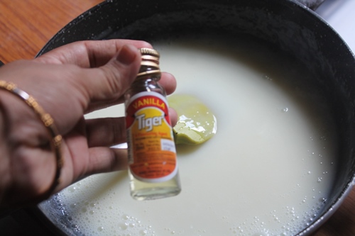 stir in vanilla extract