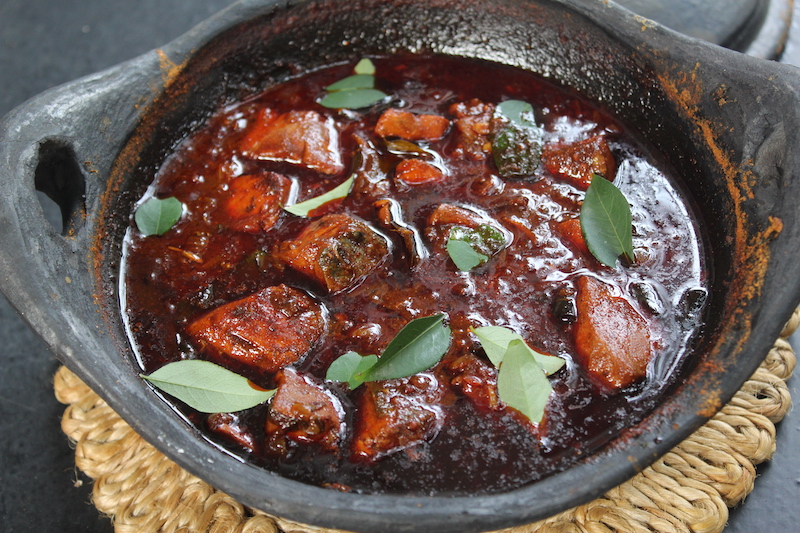 kerala fish curry cooked a day before and flavours has melded together