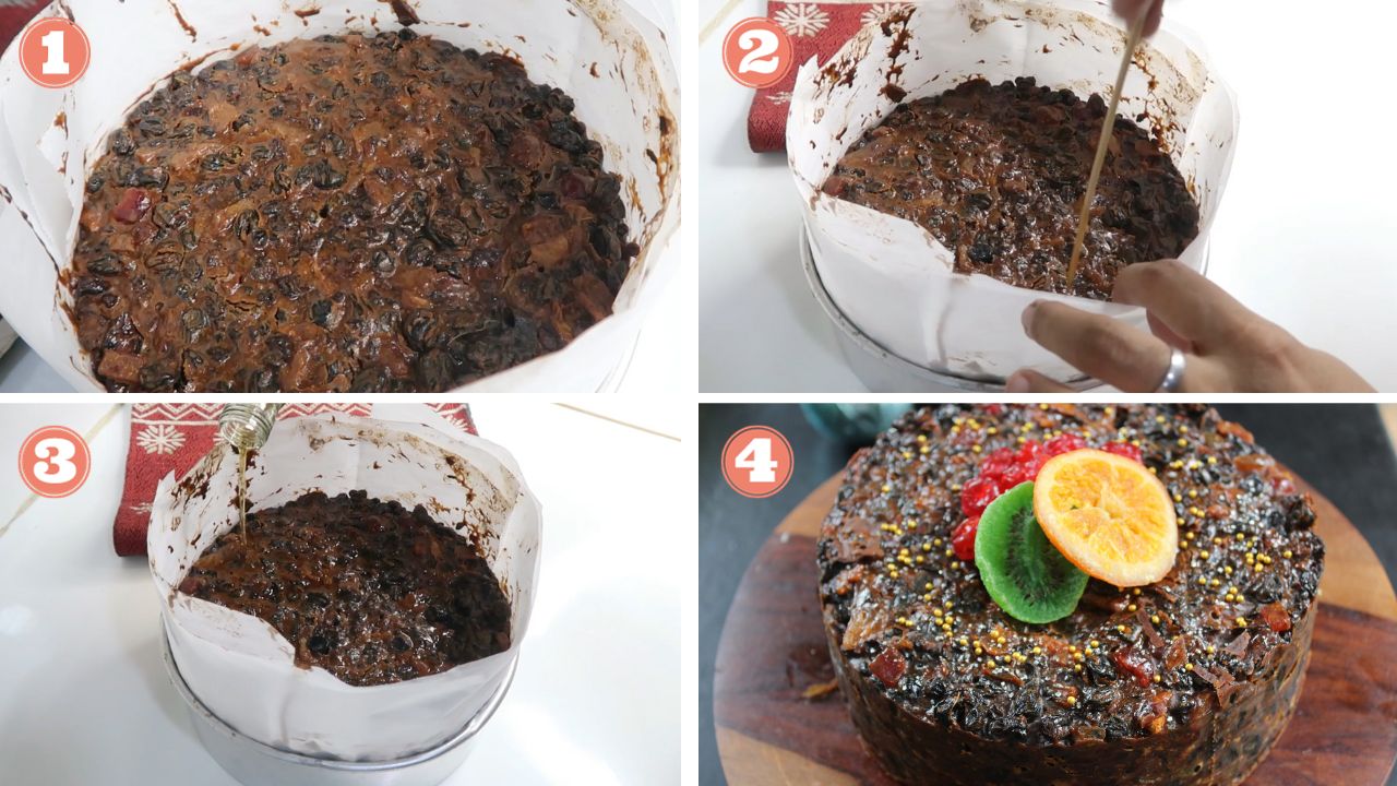 Feeding Christmas Cake & Maturing