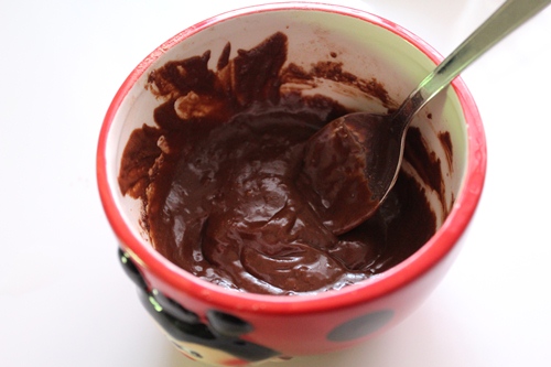 mix well brownie batter