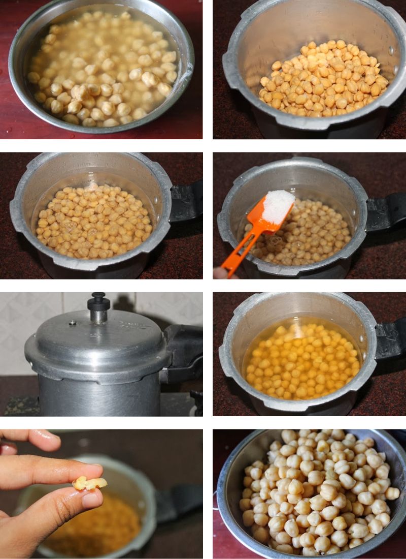 how to cook chana in pressure cooker