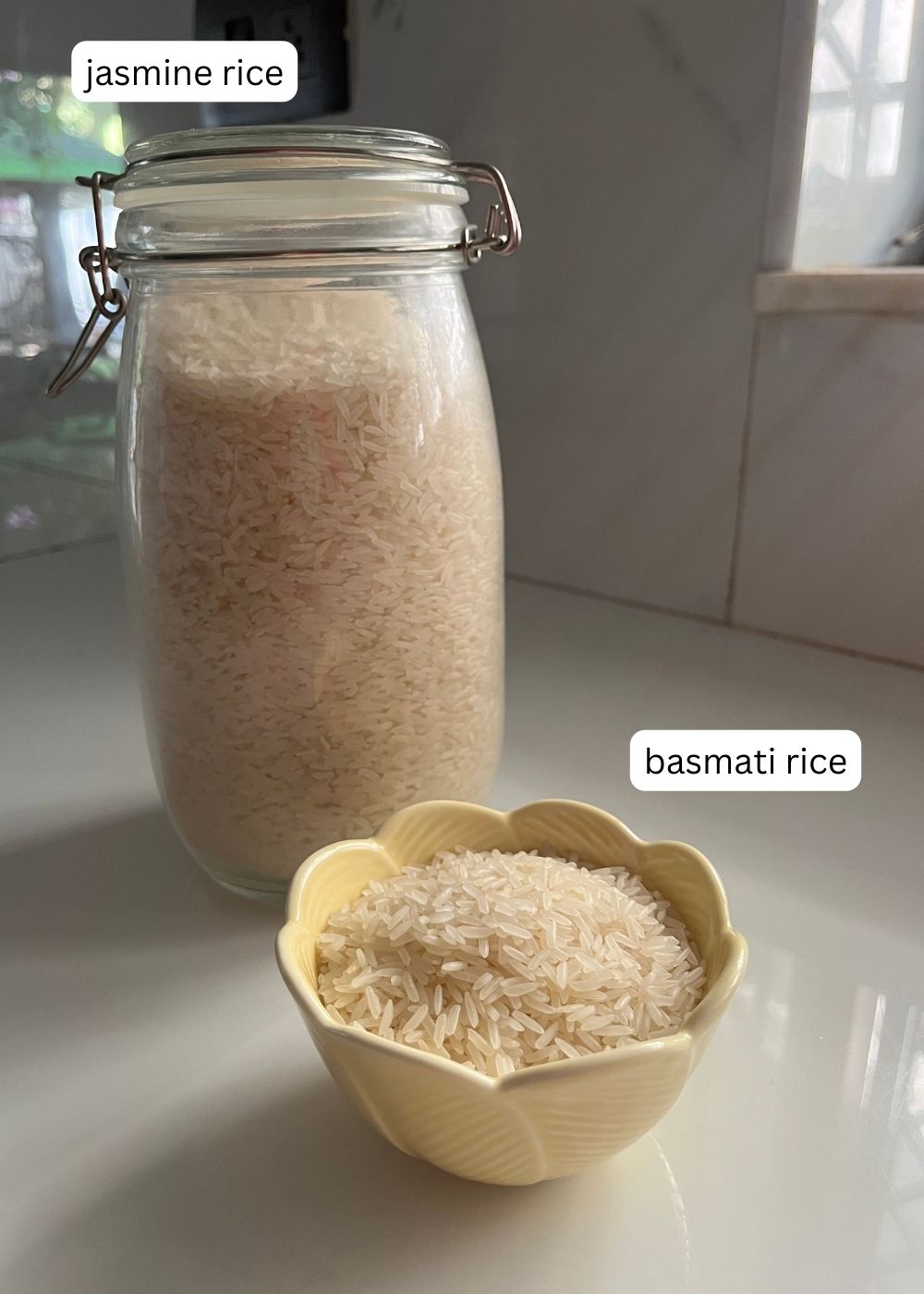 jasmine rice and basmati rice
