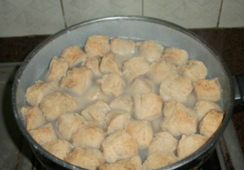 cook soya chunks