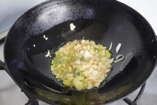 garlic onion sauted in oil
