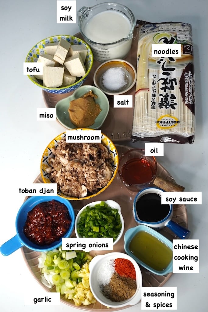 mapo tofu udon ingredients